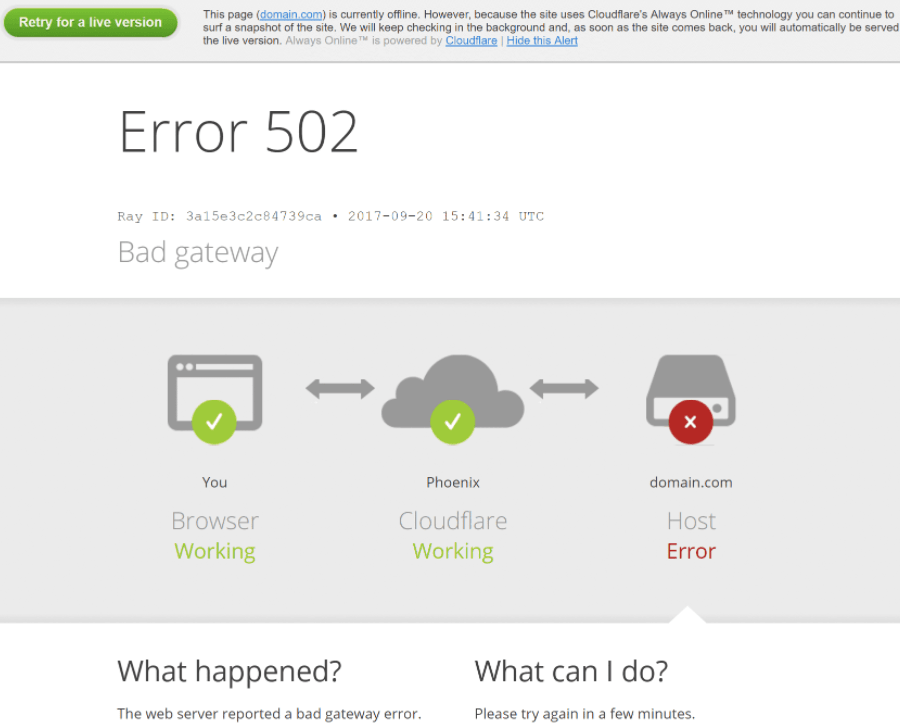 Lỗi 502 Bad Gateway là gì? Nguyên do gây lỗi 502 Bad Gateway?