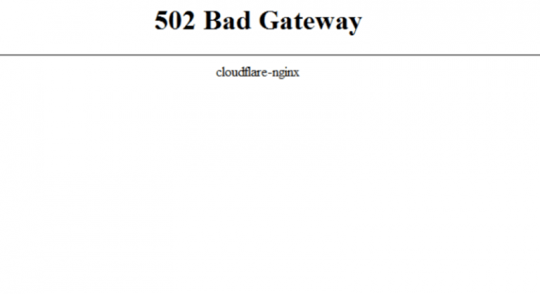 Lỗi 502 Bad Gateway là gì? Nguyên do gây lỗi 502 Bad Gateway?